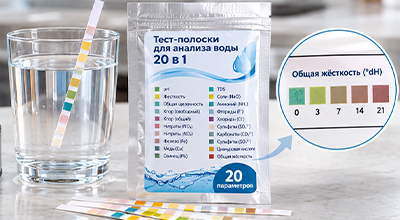 Как проверить жёсткость воды в домашних условиях — тест-полоски 20 в 1